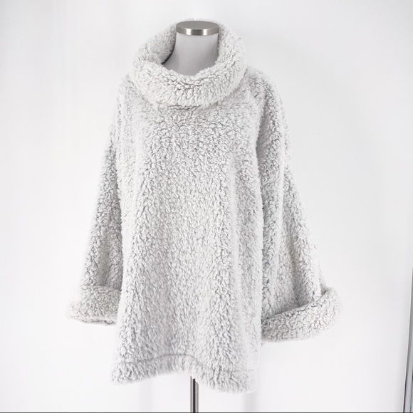 Anthropologie Sweaters - Sunday in Brooklyn XL Fluffy Cowl Neck Pullover